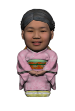 着物 ピンク(前)