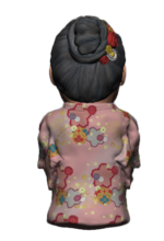 打掛 ピンク(後)