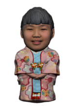 打掛 ピンク(前)